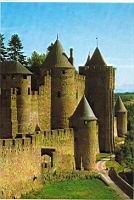 Carcassonne - 09 - Porte d'Aude et tours (1)